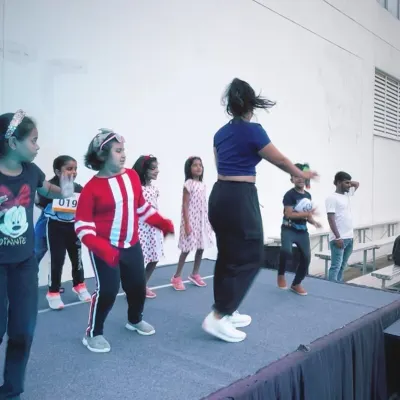 In my element with the little ones. Leading dance sessions for kids is pure joy, and their energy is absolutely infectious. This was a beautiful moment from a community event.