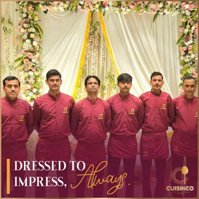 Behind every exquisite spread is a team dressed to impress and passionate about perfection. Meet our uniformed service staff, the faces who help make your events unforgettable with their professional and attentive service.