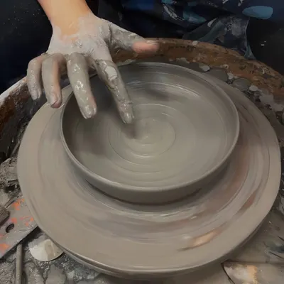 This is the moment it all starts to take shape. A gentle touch is all it takes to guide the clay.