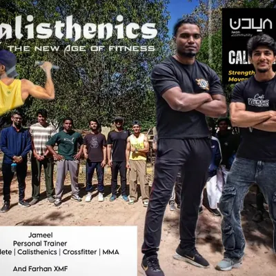 A poster from our Beginners Calisthenics Session at Tavarekere Park. I collaborated with fellow trainers to introduce the community to the power of bodyweight training for strength and movement.