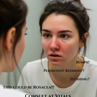 Persistent redness, bumps, and flushing could be signs of rosacea. This condition is manageable with expert dermatological care. A proper diagnosis is the first step toward understanding your triggers and finding relief.
