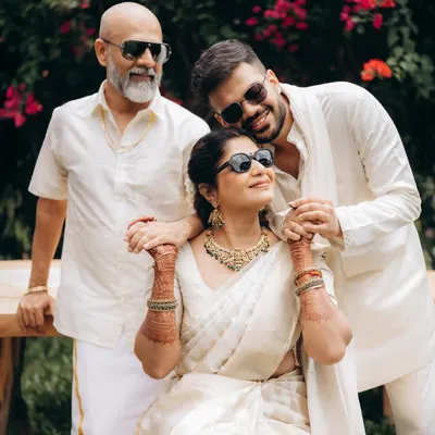 A beautiful, unposed moment between the groom and his parents. This is what candid photography is all about for me: capturing real love and connection.