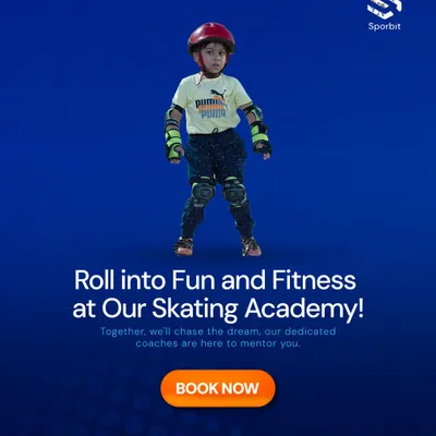We believe skating is a fantastic way for kids to build confidence, improve balance, and stay active. This image captures the spirit of our academy, where we provide a safe and encouraging space for young skaters to begin their journey on wheels.