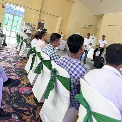 Here's a glimpse of our team presenting the latest updates to our partners in the NCR region. These sessions are crucial for us to share our progress and discuss how we can better automate home water management together.