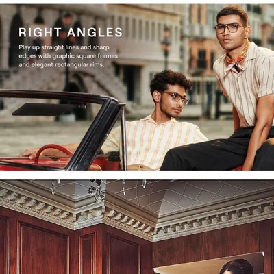 Styling for John Jacobs Eyewear is about creating a distinct character. Here, I used vintage-inspired stripes and a classic car to build a narrative around the eyewear, making the product the hero of a timeless story.