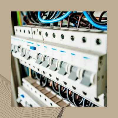At the core of a KNX system is a professionally installed distribution board. This image shows the clean wiring and robust KNX actuators that form the reliable, hardwired backbone of your smart home.