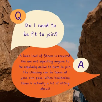 "Do I need to be fit to join?" We get this question a lot! The answer is no, you can take climbing at your own pace. This FAQ is from our annual Hampi event.