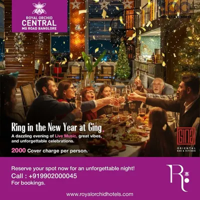 Ringing in the New Year at Ging is an unforgettable experience. I transform the space into a dazzling party venue with live music and a festive feast, ensuring a night of great vibes and celebration.