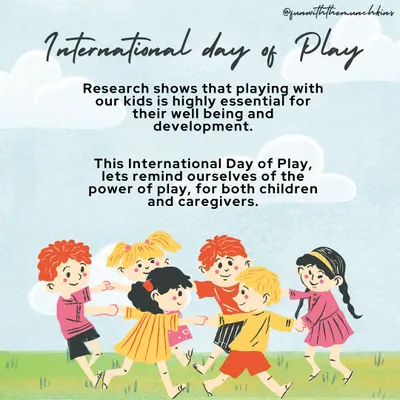 Play is essential for the well-being and development of our kids. On International Day of Play, I am reminded of the power of play for both children and caregivers.