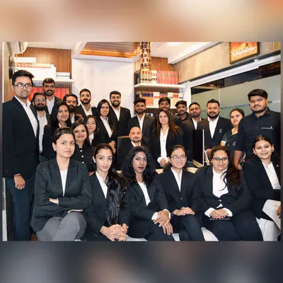 This is the full team at Kapil Dixit LLP, a group of dedicated legal minds working together. We combine our collective expertise to tackle complex cases in property, succession, and family law.