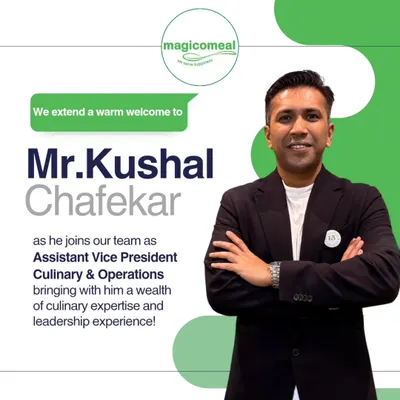 We extend a warm welcome to Mr. Kushal Chafekar, who joins our team as Assistant Vice President of Culinary & Operations. His wealth of culinary expertise and leadership experience will enhance our strategies and drive excellence.