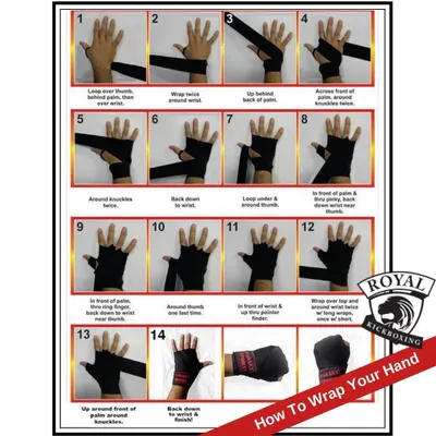 Wrapping your hands is the most important step before putting on gloves. This 14-step guide shows the correct method to protect the small bones in your hands and support your wrists, preventing injury during training.