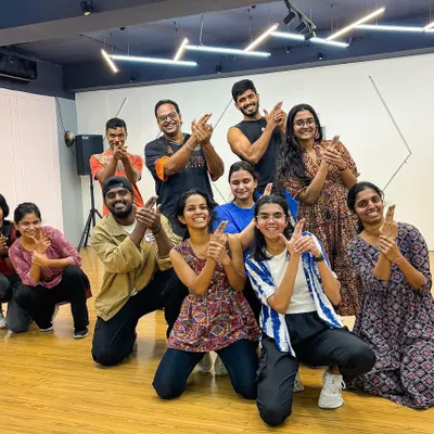 March so far, and we danced the most. A happy group shot of our crew after a great session.