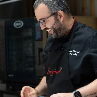 Chef Karim Bourgi, one of the world's best pastry chefs, sharing his knowledge and passion during his masterclass at Lavonne. It was an inspiring experience for all of us.