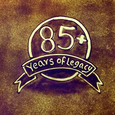 A key moment from the live sand art performance for Crompton, celebrating their "85+ Years of Legacy." This image showcases my ability to create clean, impactful branding and logos in sand, a vital part of any corporate storytelling event.