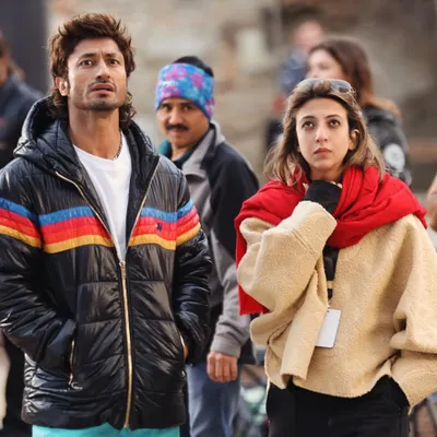 A candid moment on the set of 'CRAKK' with Vidyut Jammwal. Being on location, especially in places like Poland, is one of the most exciting parts of my job.