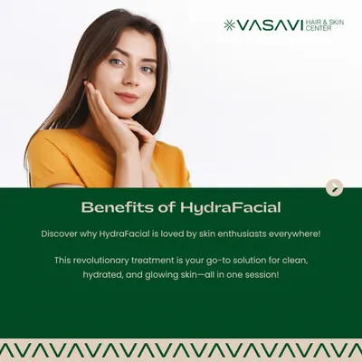 This image introduces the benefits of the HydraFacial, a treatment loved by skin enthusiasts everywhere. It is my go-to solution for providing clean, hydrated, and glowing skin all in one comfortable session.