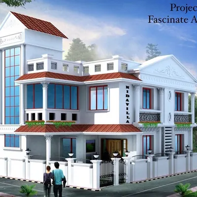 This is the architectural render for "Nida Villa," a 2,150 sq. ft. independent bungalow I designed and executed in Gulbarga, Karnataka. The design blends classical and modern elements, showcasing my ability to create personalized, high-end homes tailored to a client's specific vision and lifestyle.