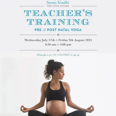 Join me for my upcoming 100-hour Pre and Postnatal Yoga Teacher's Training. This intensive course is for yoga teachers who want to guide students through this special time of life.