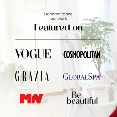 I am honored to see my work and expertise featured in respected publications like Vogue, Cosmopolitan, and Grazia. While recognition is gratifying, the true privilege is the trust my clients place in me every day to care for their skin.