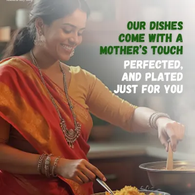 Our dishes come with a mother's touch. I started this shop to carry forward what my Amma started, with recipes rooted in love, tradition, and the joy of sharing.