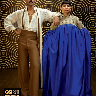 The final shot from my GQ Best Dressed feature. I'm wearing a sculptural Raw Mango dress, a piece that perfectly represents my love for fashion that pushes boundaries.