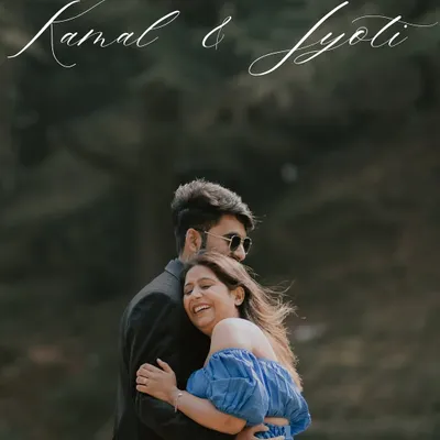 A moment of pure happiness and a heartfelt hug, set against the lush green backdrop of Mussoorie.