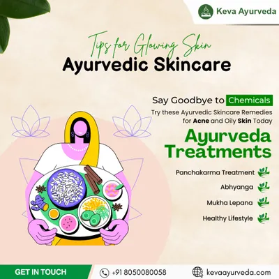 Say goodbye to harsh chemicals with our Ayurvedic treatments for glowing skin. We utilize therapies like Panchakarma for detoxification, Abhyanga for nourishment, and Mukha Lepana (herbal face therapy) to specifically target acne and oily skin.