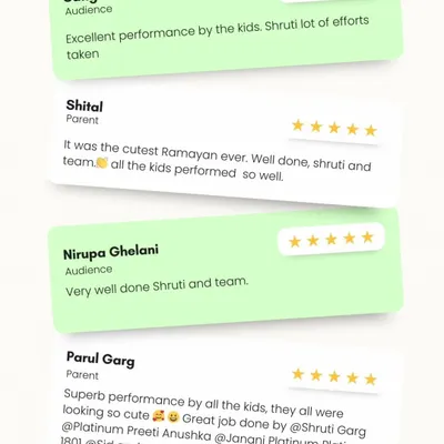 More wonderful words from parents and audience members after our Ramayan performance. The positive feedback on the children's efforts and the overall event means the world to our team.