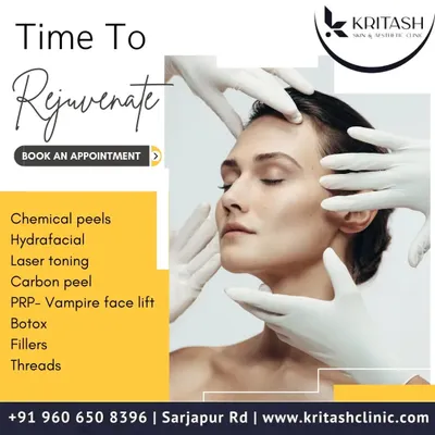 I offer a complete suite of skin rejuvenation services to address various concerns. Whether you need a quick refresh with a Hydrafacial or Carbon Peel, or more advanced treatments like laser toning and PRP, we can find the right solution for you.