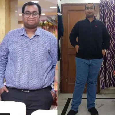 A picture is worth a thousand words. This incredible before-and-after transformation shows what's possible with a customized diet plan and consistent effort. I am so proud of my client's journey.