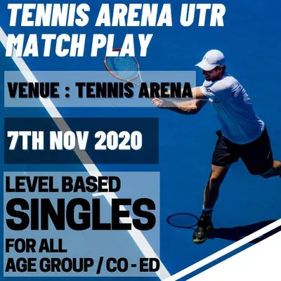 We host UTR Match Play for all age groups in a co-ed format. This is your chance to play official, level-based singles and see where you stand.