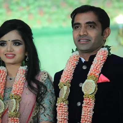 A reception is a celebration of a successful union. I was so happy to see this couple, one of my favorites, enjoying their special day after being matched by Anubhandhaa.