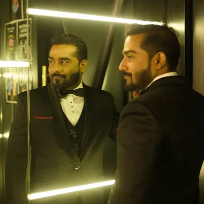 The person in the mirror is your only competition. A shot of me suited up, always reminding myself to be better than I was yesterday.