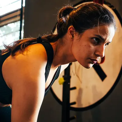 When the going gets tough, you just keep going. This is the face of determination. It's a reminder to dig deep and find that inner strength, especially when you feel like giving up.