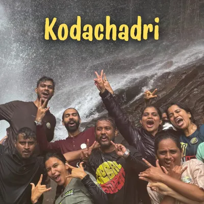 Pure, unfiltered fun at Hidlumane Falls! This is what our Kodachadri treks are all about: adventure, laughter, and getting completely soaked.
