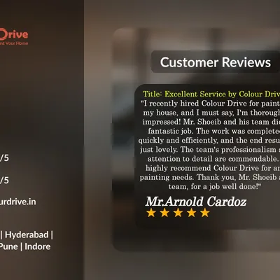 We are proud to receive consistent 5-star feedback from our clients. This review highlights our team's professionalism, attention to detail, and ability to complete projects quickly and efficiently, which is our commitment on every job.