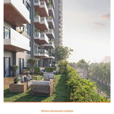 At Kutumb in Ghaziabad, we designed residences with expansive green terraces that serve as private sky gardens. This feature provides residents with a personal connection to nature and a serene outdoor space with soaring views, embodying our principle of liveable design.