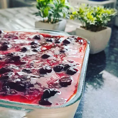 My Baked Blueberry Yoghurt is one of my most popular desserts. The smooth, creamy texture of the yoghurt pairs beautifully with the sweet and tangy blueberry topping.