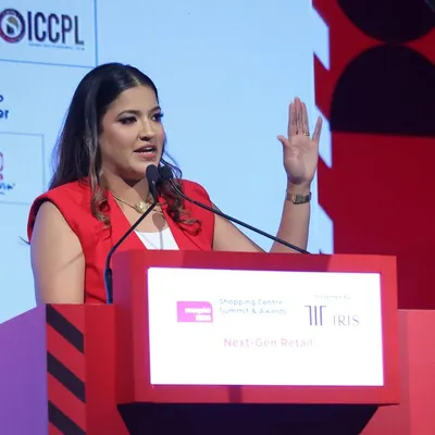 Addressing industry leaders at the MAPIC India 2025 summit. Hosting this event was a special full-circle moment for me, given my background in the retail industry.