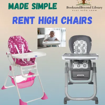 Make mealtime simple and stress-free by renting a high chair. I offer clean, safe, and comfortable high chairs from top brands, delivered right to your door.