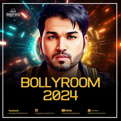 The official cover art for my 'Bollyroom 2024' album. This compilation features my take on the biggest tracks of the year, all in one place.