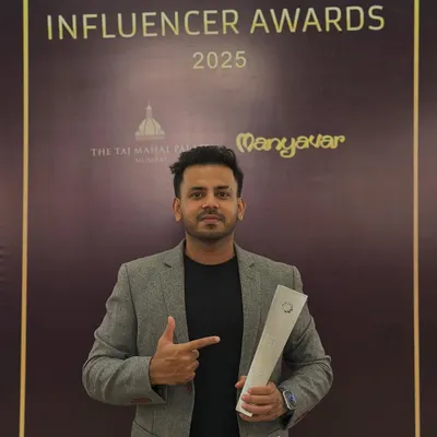 I was incredibly honored to receive this WeddingSutra Influencer Award in 2025. This recognition is a reflection of the trust my amazing clients place in me and the hard work of my entire team.