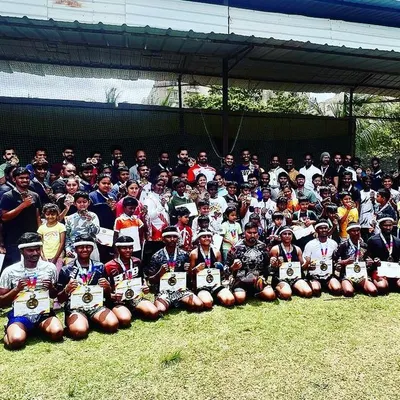 A proud moment from one of our outdoor Muay Thai grading camps. We believe in testing our skills and celebrating every achievement, from the youngest students to our seasoned fighters.