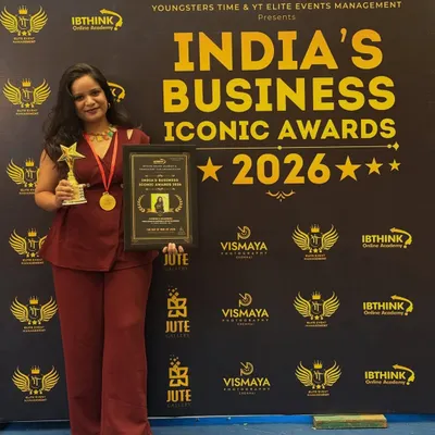A proud moment for us. I was so grateful to receive the 'India's Business Iconic Award' for excellence in surprise and event planning. This milestone motivates us to keep creating happiness.