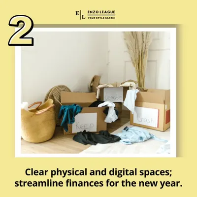 A new year is a great time to declutter. Clearing out your physical and digital spaces, including your wardrobe, helps create clarity and sets you up for a streamlined and stylish year ahead.
