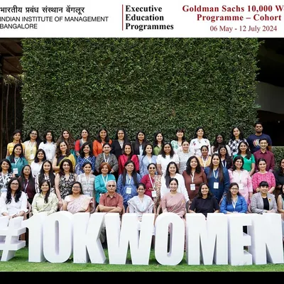 A proud moment with my cohort in the Goldman Sachs 10,000 Women program at IIMB. This experience connected me with a diverse group of inspiring women entrepreneurs from across the country.