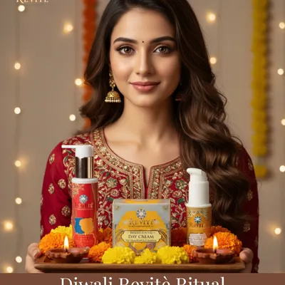 A Diwali glow starts with care, not just lights. This is my 3-step festive glow ritual, featuring my Chandana Ubtan Face Wash, Brightening Day Cream, and Sun Escort Gel Sunscreen to let your inner radiance shine.