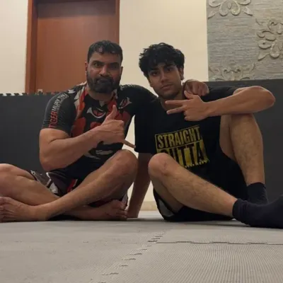 After a tough private session. I offer one-on-one coaching to elevate your skills, whether you're an adult or a kid looking to learn self-defense.
