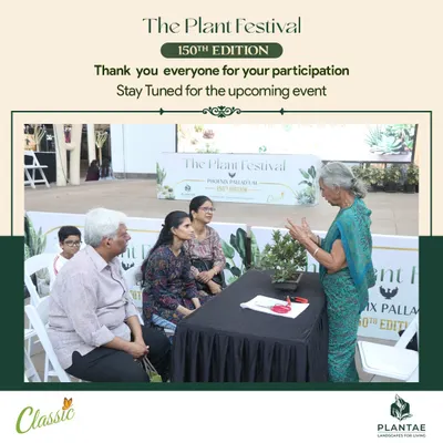 A glimpse of our hands-on bonsai workshop in action. Our experts guide participants through the intricate art of bonsai, sharing techniques and knowledge.